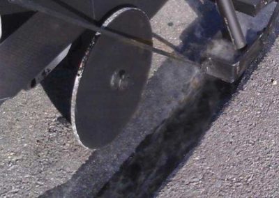 Asphalt Hot Tar Crack and Fill - Residential