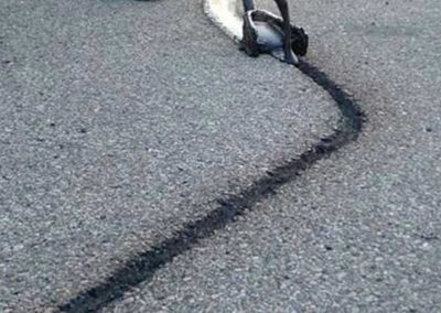Asphalt Hot Tar Crack and Fill - Residential & Commercial